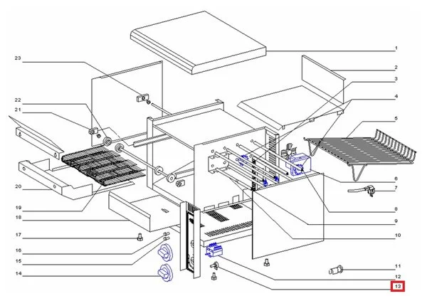 Потенциометр A04005 для тостера электр. т.м. ROLLER GRILL, серии CT