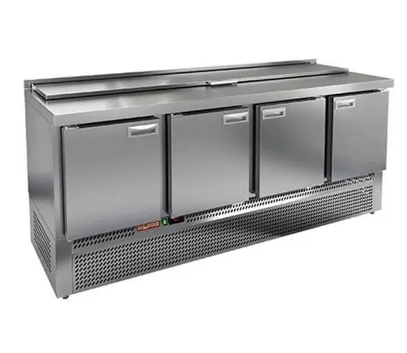 Стол охлаждаемый для салатов (саладетта) HICOLD SLE2-1111GN O (1/6), с крышкой