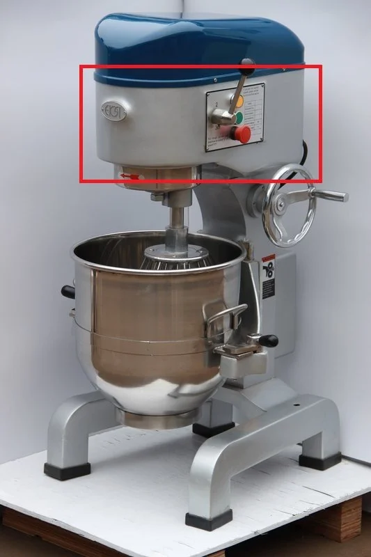 Корпус верхний для миксера планетарного т.м. EKSI серии EJ-40B