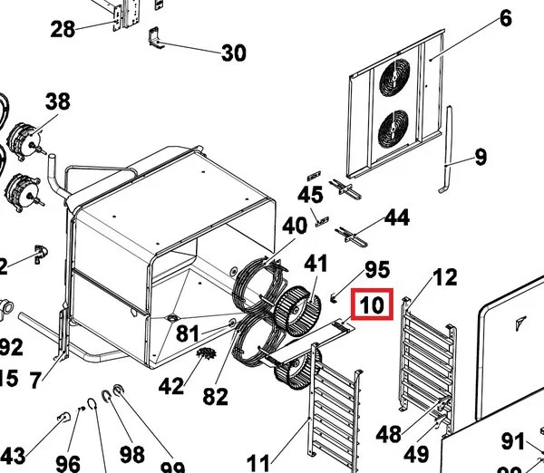 Панель дистанционная 0G1476A0 для пароконвектомата т.м. UNOX серии XV