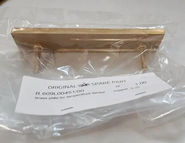 Пластина латунная для установки термодатчика R.609L00451/00 для катков гладильных т.м. GMP