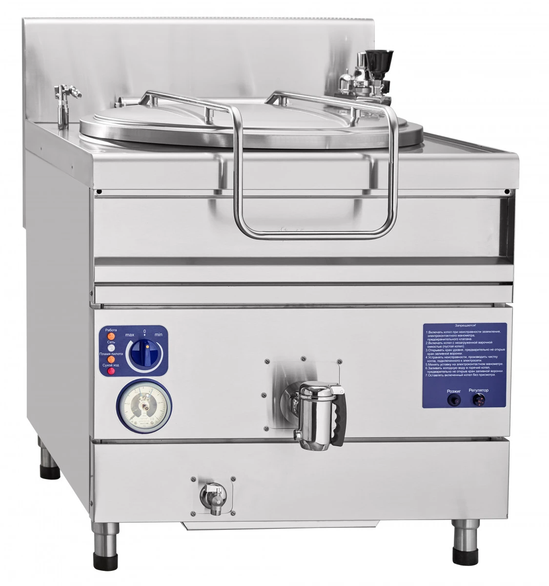 Котел пищеварочный Abat КПГМ-100/9Т, 100 л газовый