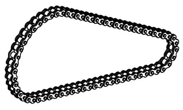 Цепь 3/8" R.011050 (011050) для катков гладильных т.м. GMP