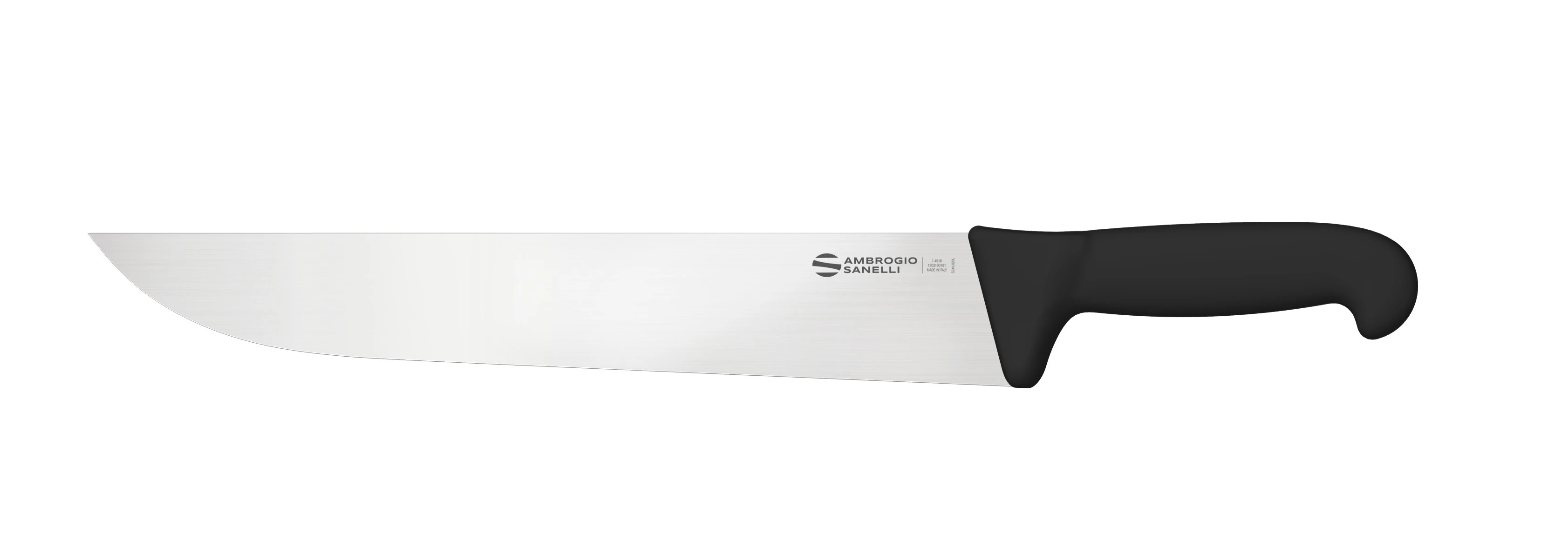 Нож Sanelli Ambrogio серии Supra, SM09030B, для мяса 300х51 мм, черный Нож Sanelli Ambrogio серии Supra, SM09030B, для мяса 300х51 мм, черный