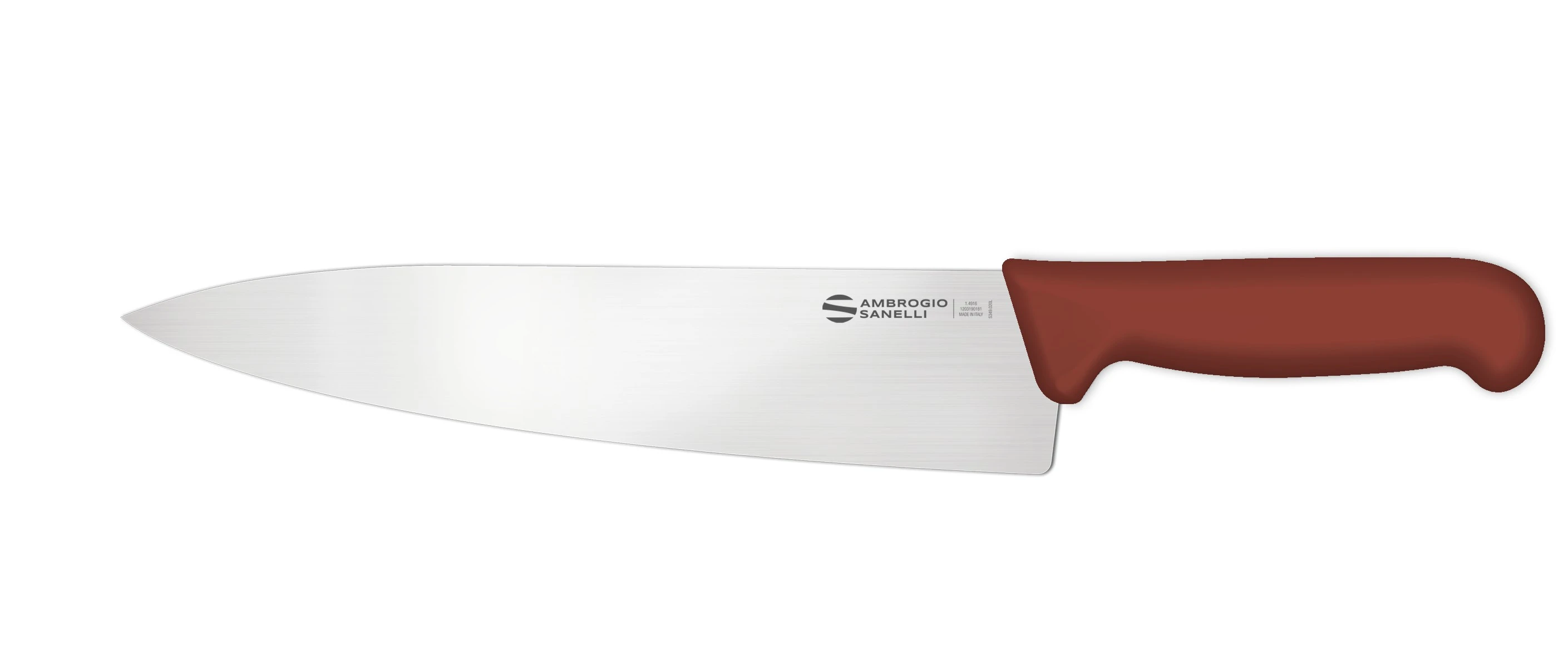 Нож Sanelli Ambrogio серии Supra Colore, SC49026N, кухонный 260 х 57 мм, коричневый