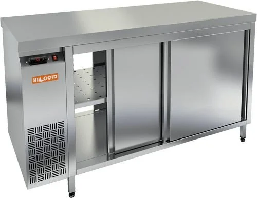 Стол тепловой HICOLD TS T 15 SN O, сквозной, двери купе