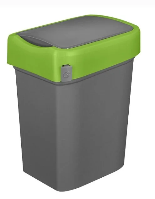 Контейнер для мусора Рестола серии Smart bin, 434258109, 50л, зеленый, с крышкой