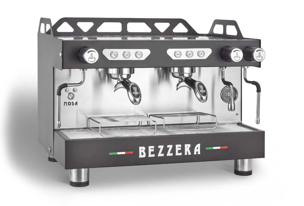 Кофемашина автомат BEZZERA MODA DE 2GR черная матовая+экономайз+подсвет мультифазная