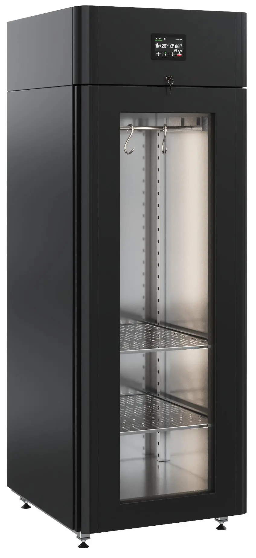 Шкаф холодильный комбинированный CS107-Meat black Тип 1