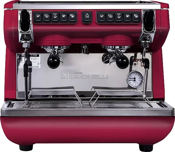 Кофемашина Nuova Simonelli Appia Life Compact 2Gr V 220V red+economizer+high groups