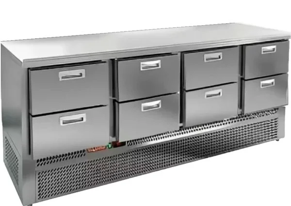 Стол холодильный HICOLD GNE 2222/TN О, без борта