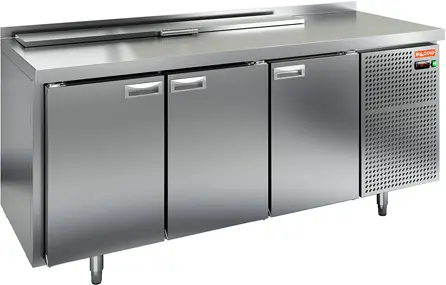 Стол охлаждаемый для салатов (саладетта) HICOLD SL2-111GN (1/6) O, с крышкой без борта