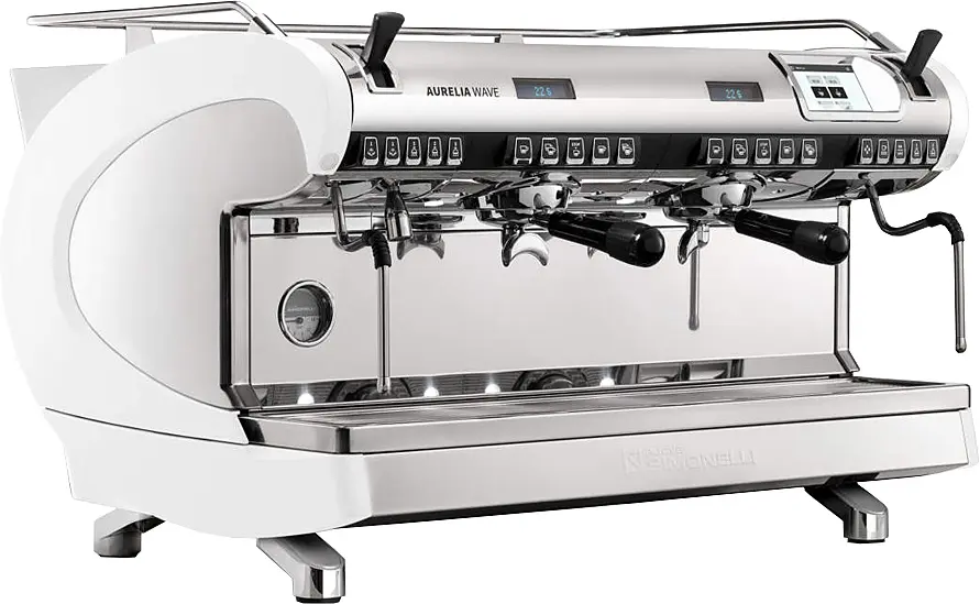 Кофемашина Nuova Simonelli Aurelia WAVE T3 2Gr 380V pearl white+high groups+Autopurge