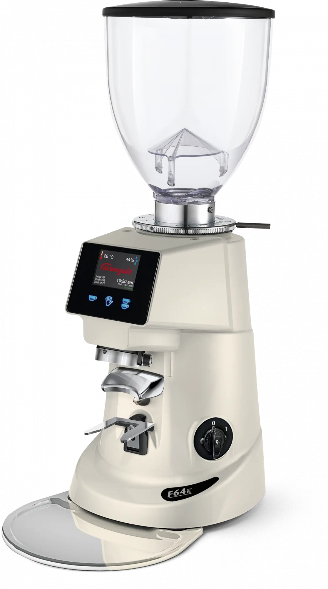 Кофемолка Fiorenzato F 64 E Pearl White