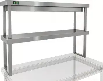 Полка тепловая двухъярусная комбинированная TP2K-10/4 1000х400х800h