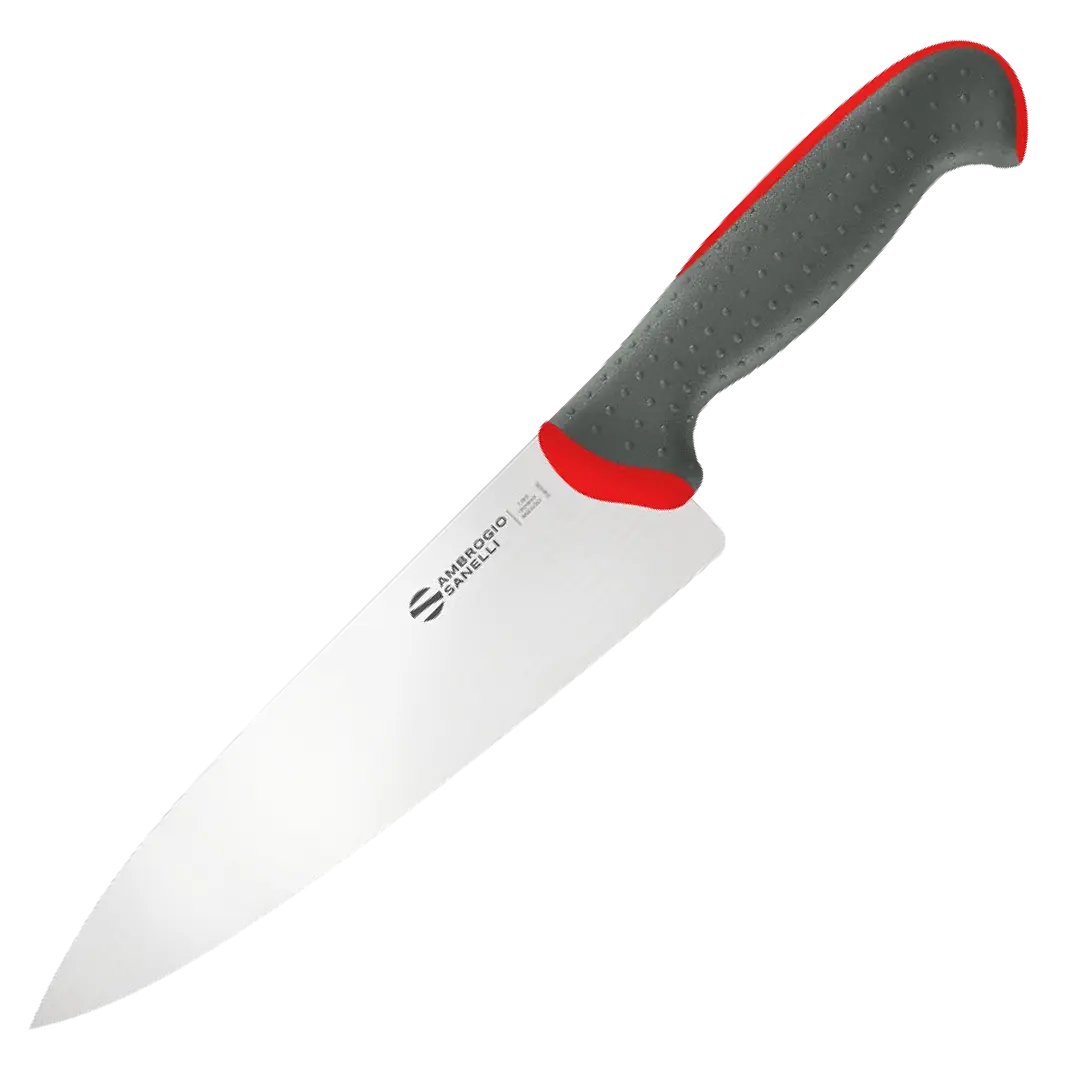 Нож Sanelli Ambrogio серии Tecna, TC49016R, кухонный 160 мм, красный