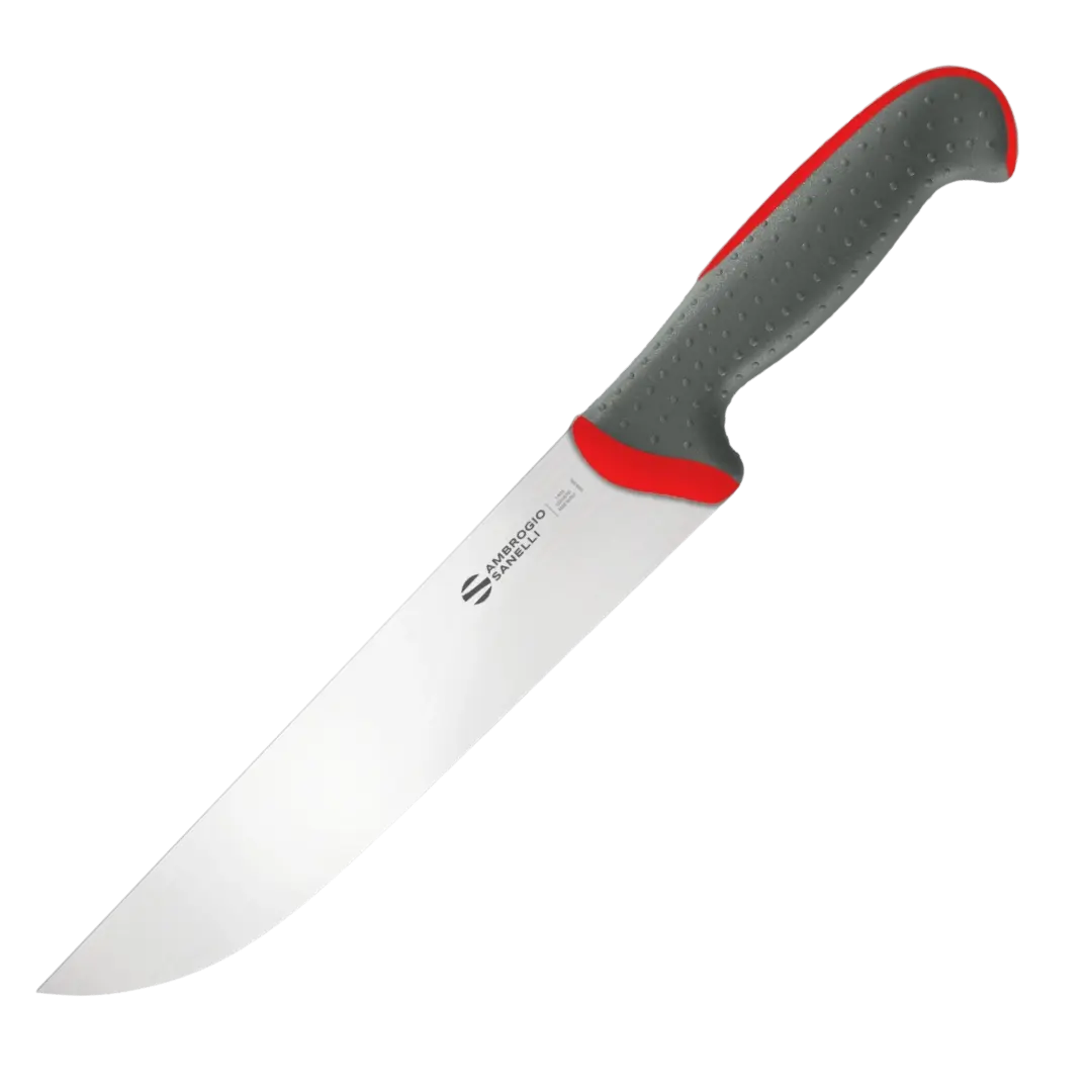 Нож Sanelli Ambrogio серии Tecna, TM09024R, для мяса 240 мм, красный
