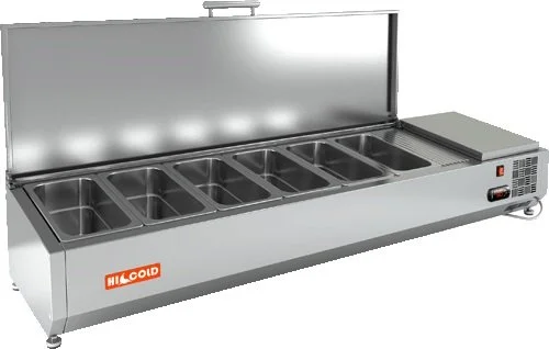 Витрина охлаждаемая для ингредиентов HICOLD VRTU 1390 1/4