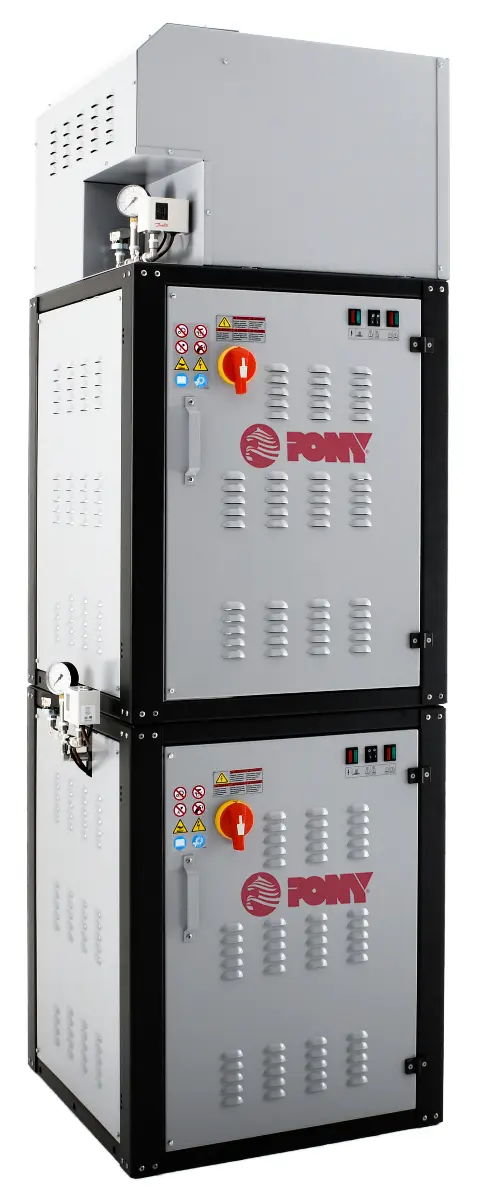 Парогенератор Pony серии GE-65 GOLIATH COMBI 18+18 кВт + реле, 2 насоса (опц. 1,2)