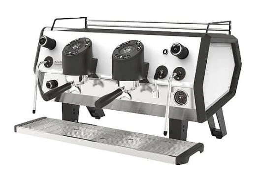 Кофемашина Sanremo D8 2 высокие гр, PRO, белая/черная