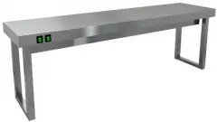 Полка тепловая одноярусная TP1-16/4 (1600х400х400h)
