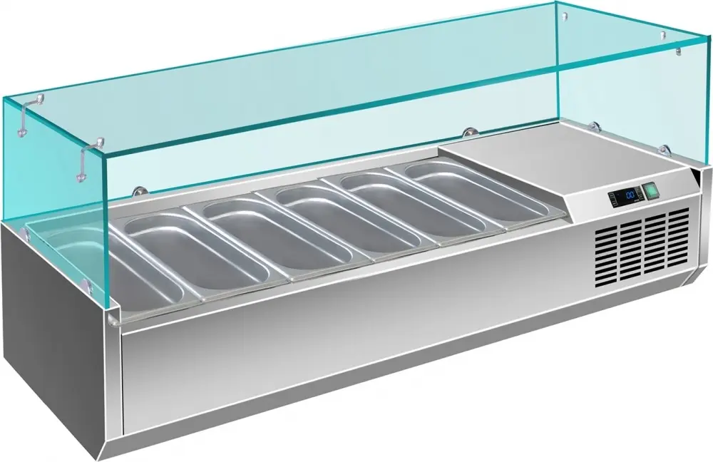 VIATTO Витрина холодильная серия VRX мод. VRX1500/380
