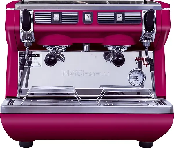 Кофемашина Nuova Simonelli Appia Life Compact 2Gr S 220V red+economizer+high groups