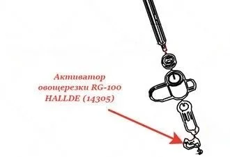 Активатор 14305 для машины для резки овощей т.м. "HALLDE" модели RG-100