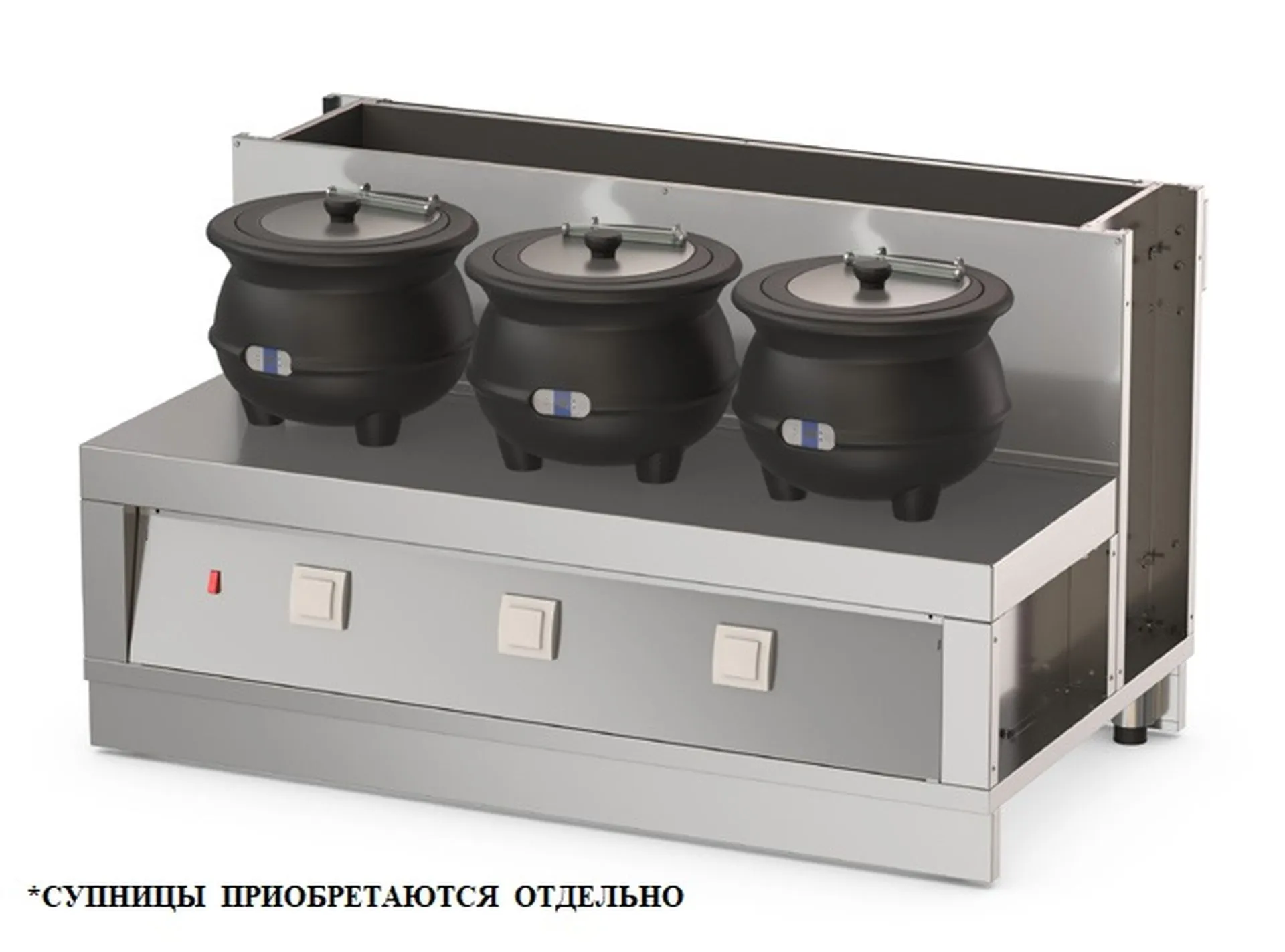 Регата - мармит 1-х блюд под эл.супницы М1.3С-1370-02