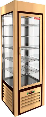 Витрина кондитерская HICOLD VRC 350 Beige, вертикальная