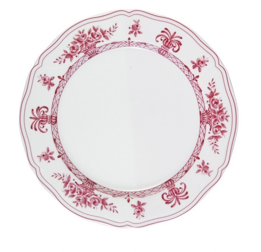 Тарелка white, pink LANT032PO003265 (26,5 см.,керамика)