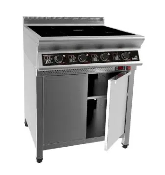Индукционная плита Кобор серии I9, мод. I9-4SТ, на тепловой подставке, 4 конфорки