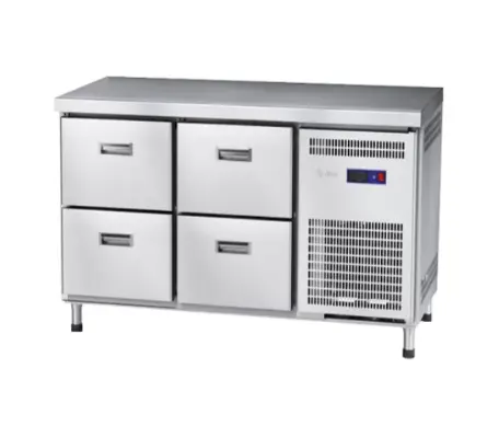 Стол морозильный Abat СХН-70-01, без борта, ящики 1/2, ящики 1/2