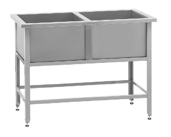 Ванна моечная GPsteel ВМ-2 1180/600/850, с+, 11093